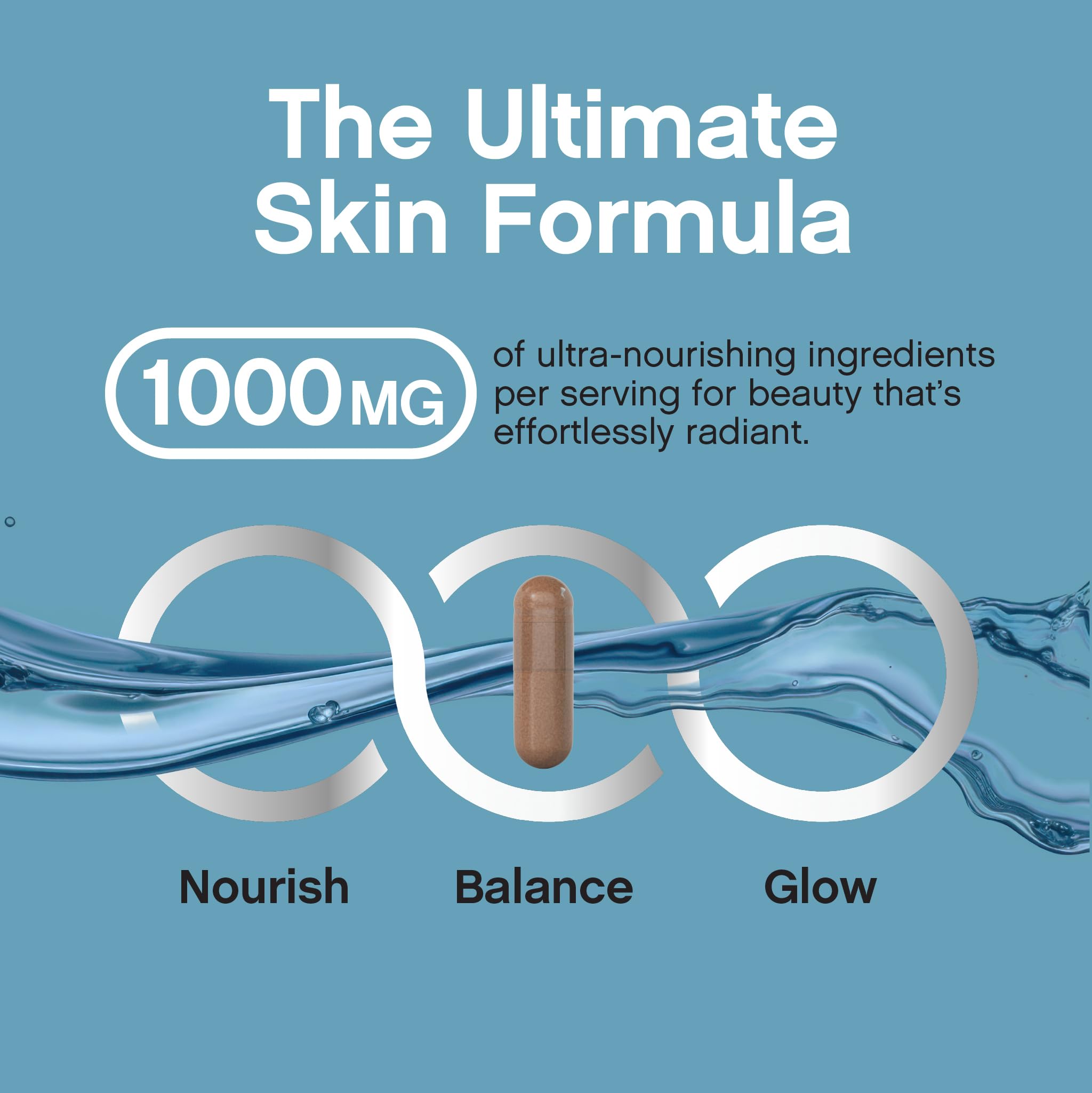 NeoCell Hyaluronic Acid + MSM Capsules with measuring spoon