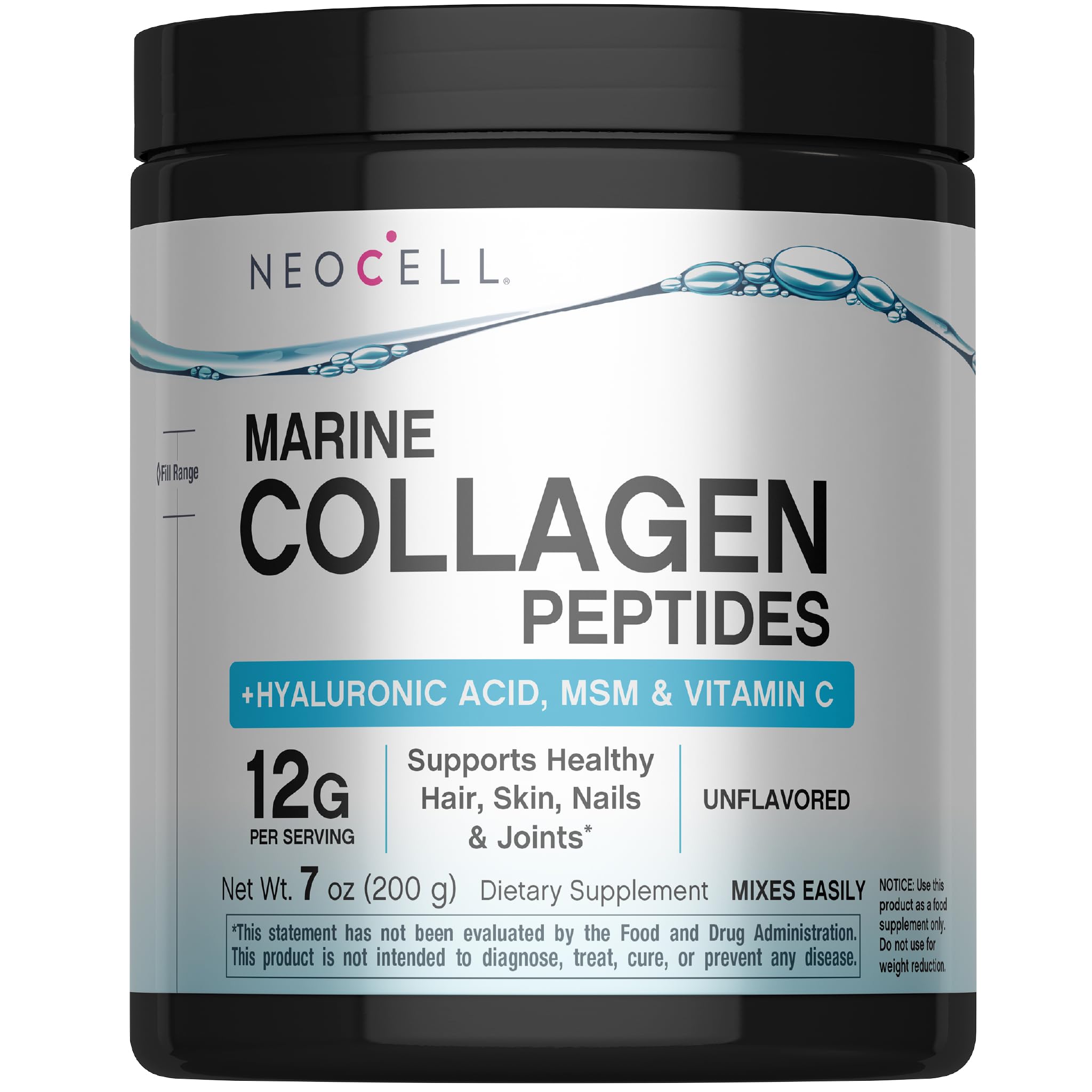 NeoCell Marine Collagen Powder 200g front view