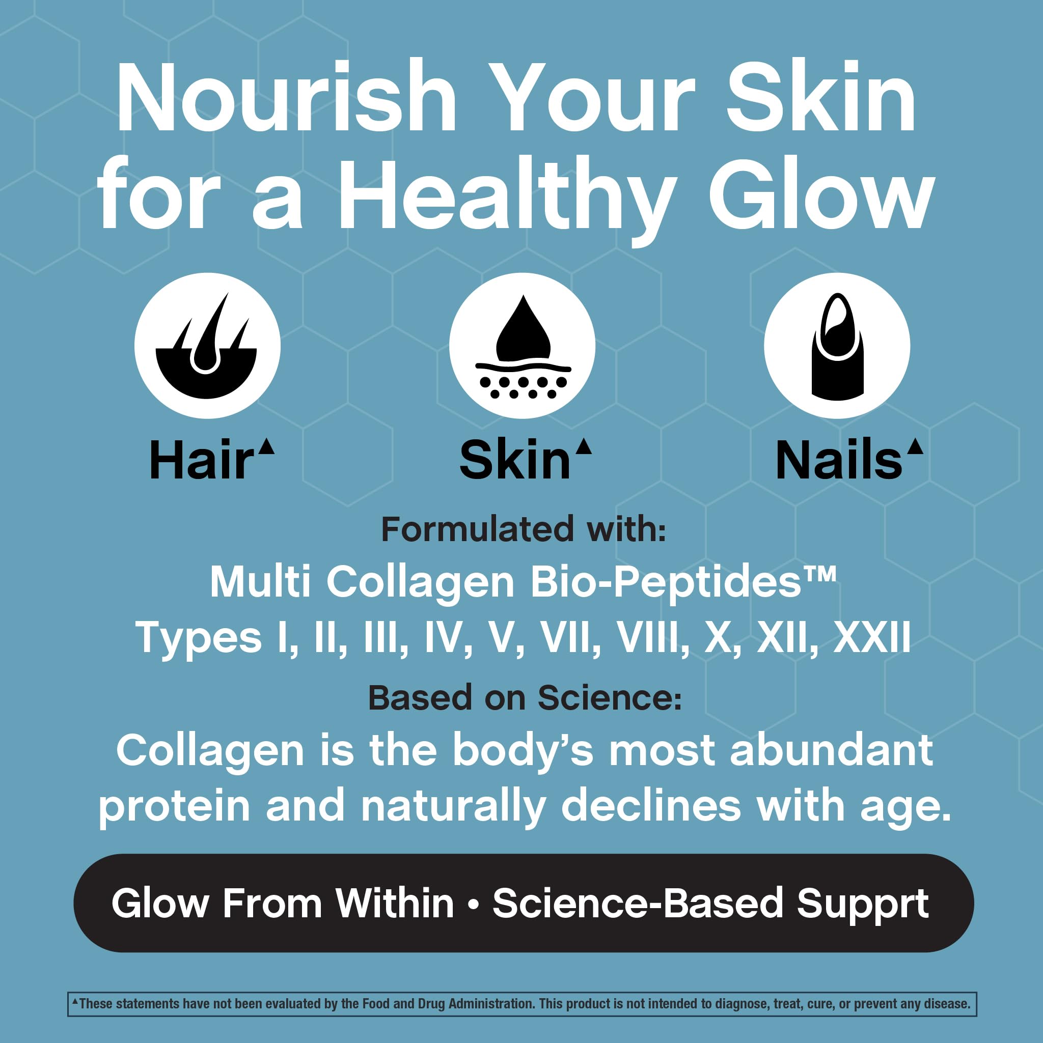 NeoCell Multi Collagen Bio-Peptides capsules in hand