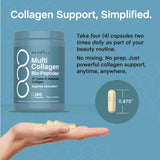 NeoCell Multi Collagen Bio-Peptides capsules with fresh ingredients