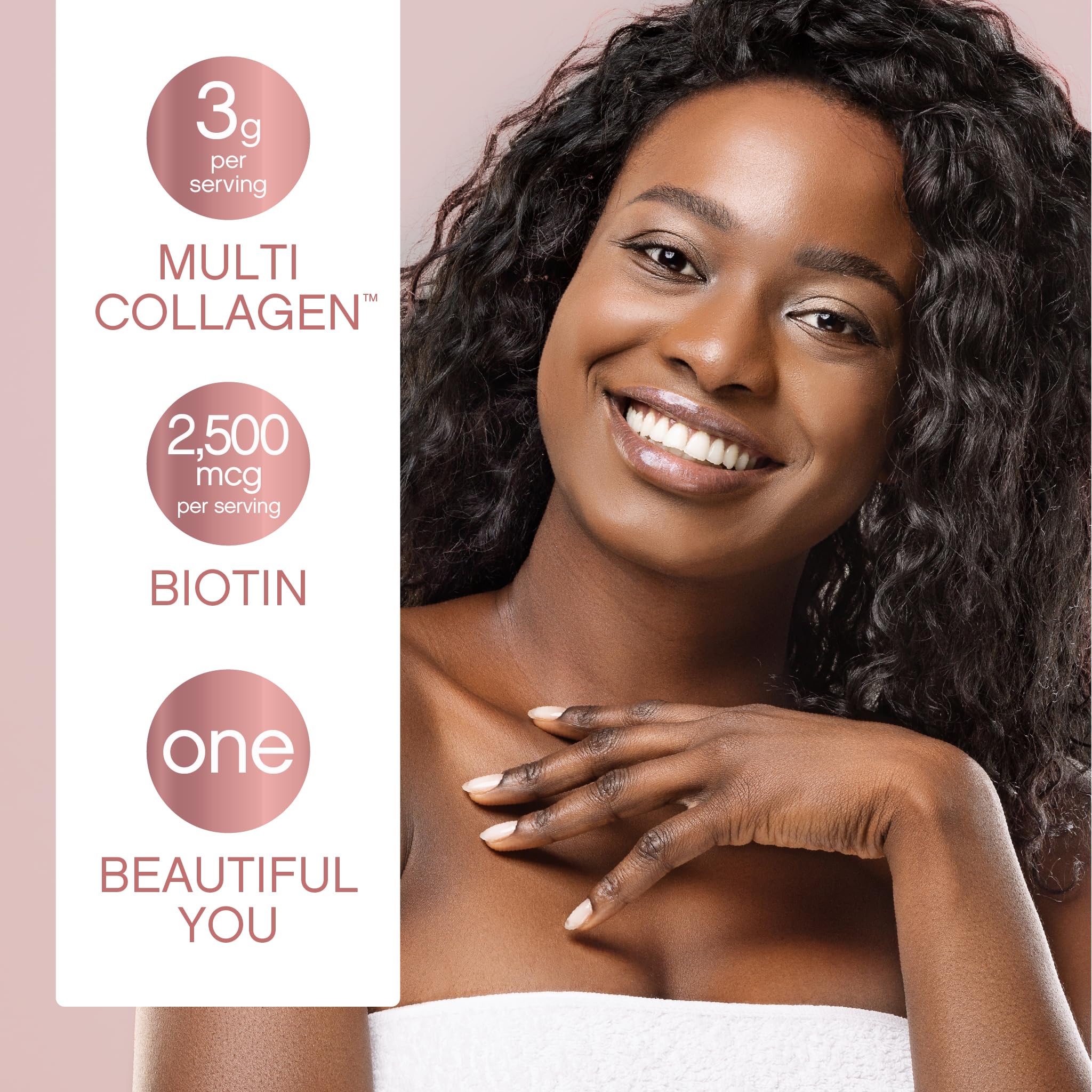 NeoCell Multi Collagen + Biotin liquid supplement nutrition facts