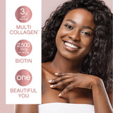 NeoCell Multi Collagen + Biotin liquid supplement nutrition facts