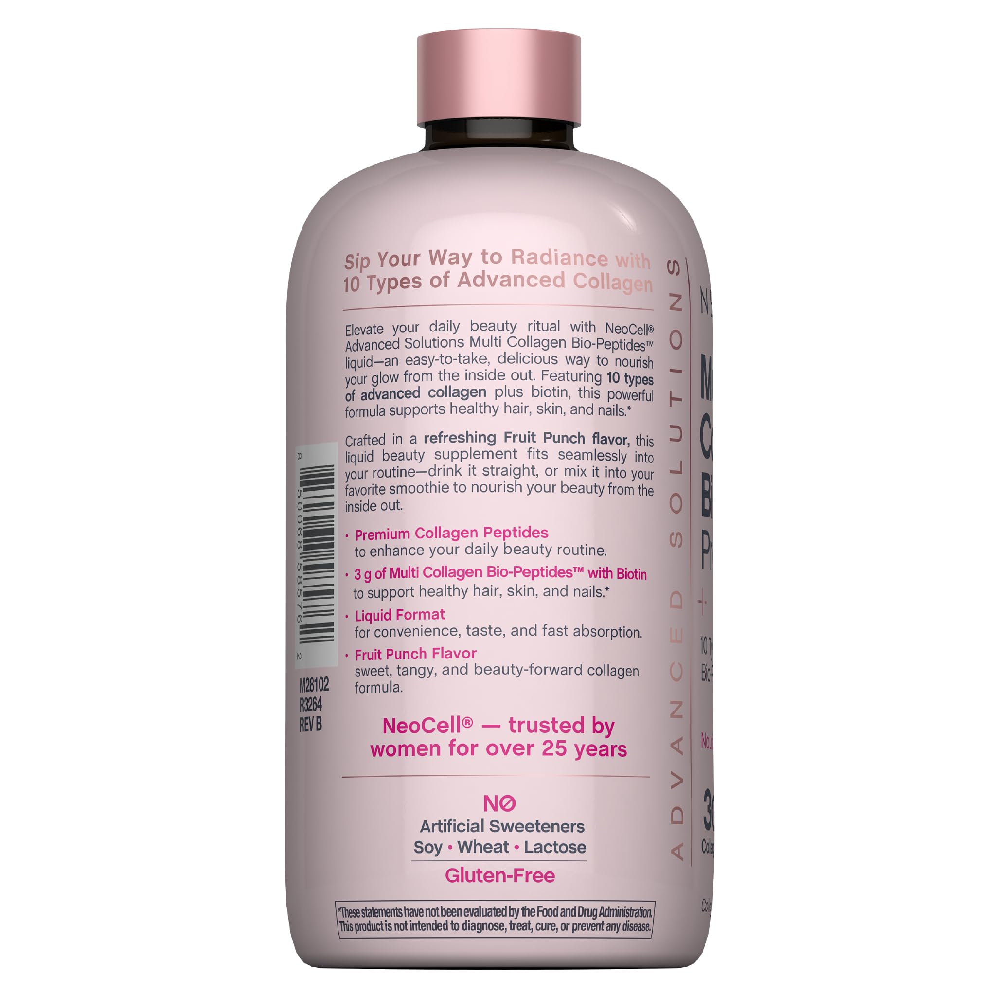 NeoCell Multi Collagen + Biotin liquid supplement packaging