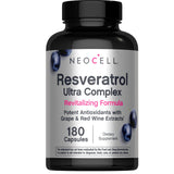 NeoCell Resveratrol Ultra Complex 200 Capsules front view