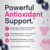 NeoCell Resveratrol Ultra Complex capsules in hand