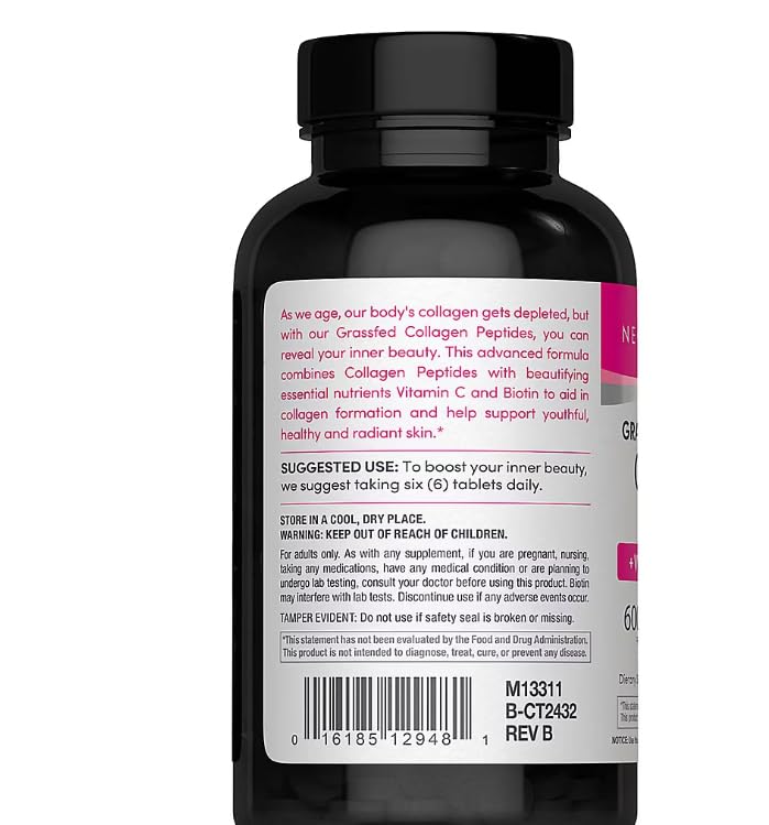 NeoCell Super Collagen + C 360 ct. capsule bottle side view