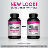 NeoCell Super Collagen + C 360 ct. capsules on a wooden table