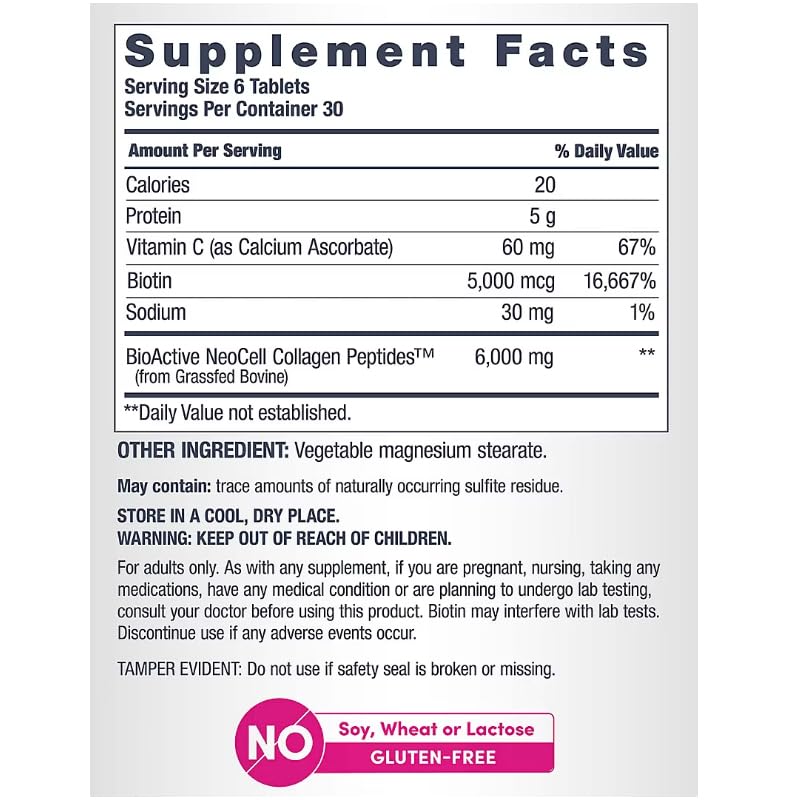 NeoCell Super Collagen + C 360 ct. capsules with a measuring spoon
