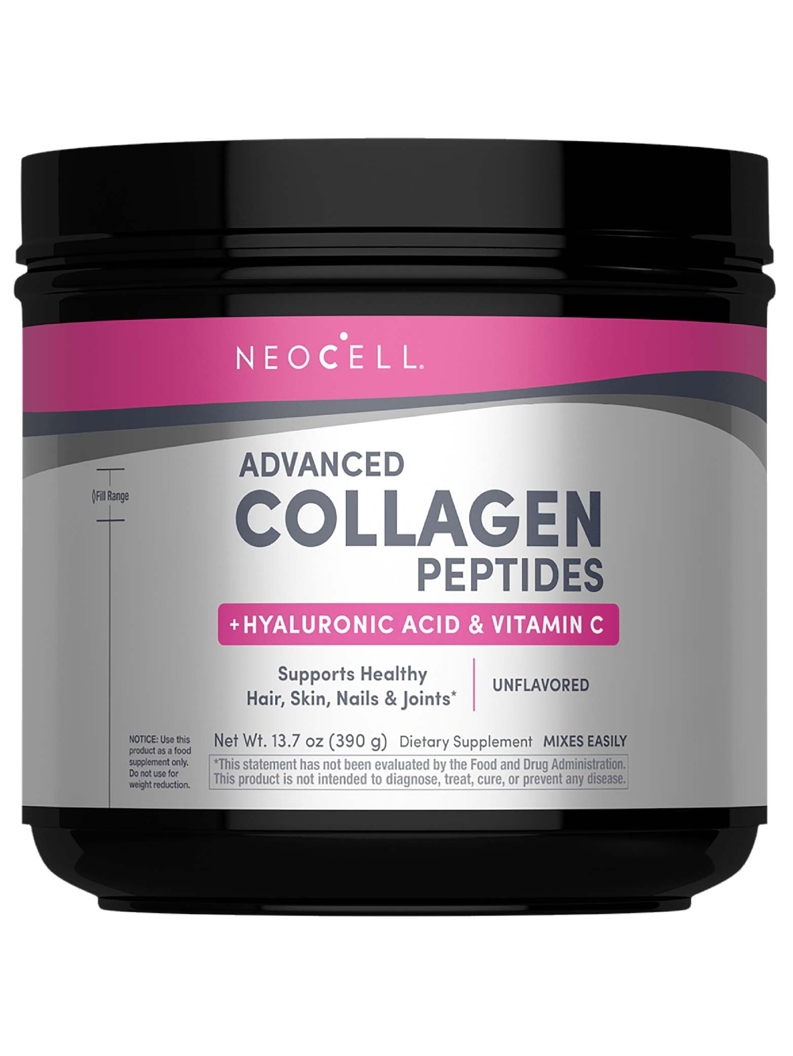 NeoCell Super Collagen Peptides 543g powder front view