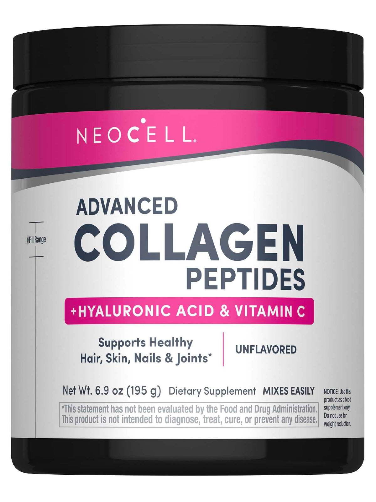NeoCell Super Collagen Plus Powder 6.9 oz canister front view
