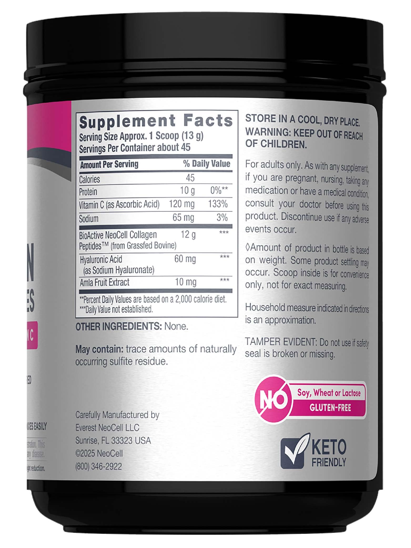 NeoCell Super Collagen Powder 590g packaging