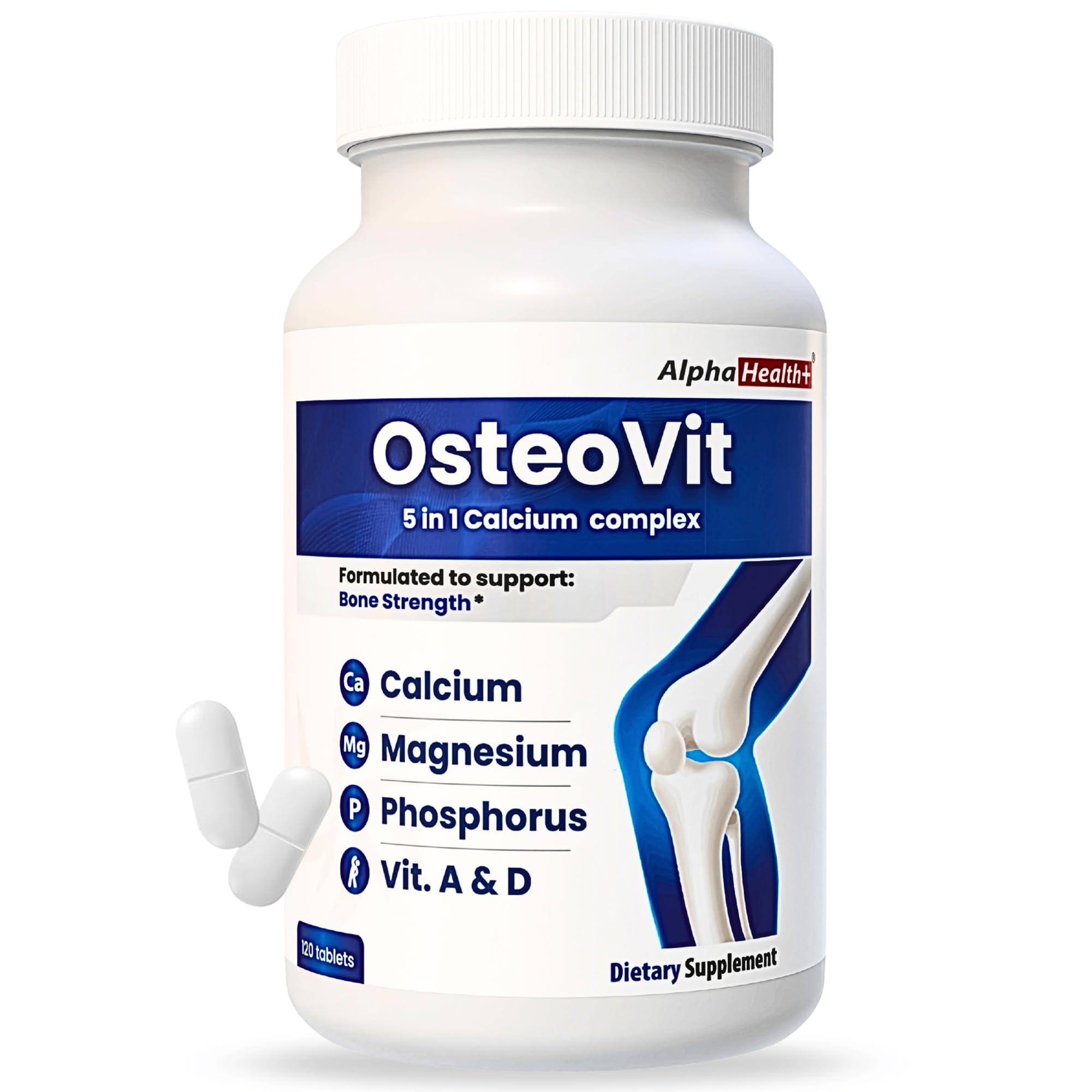 Neogen Health OsteoVit 5-in-1 Calcium Supplement front view