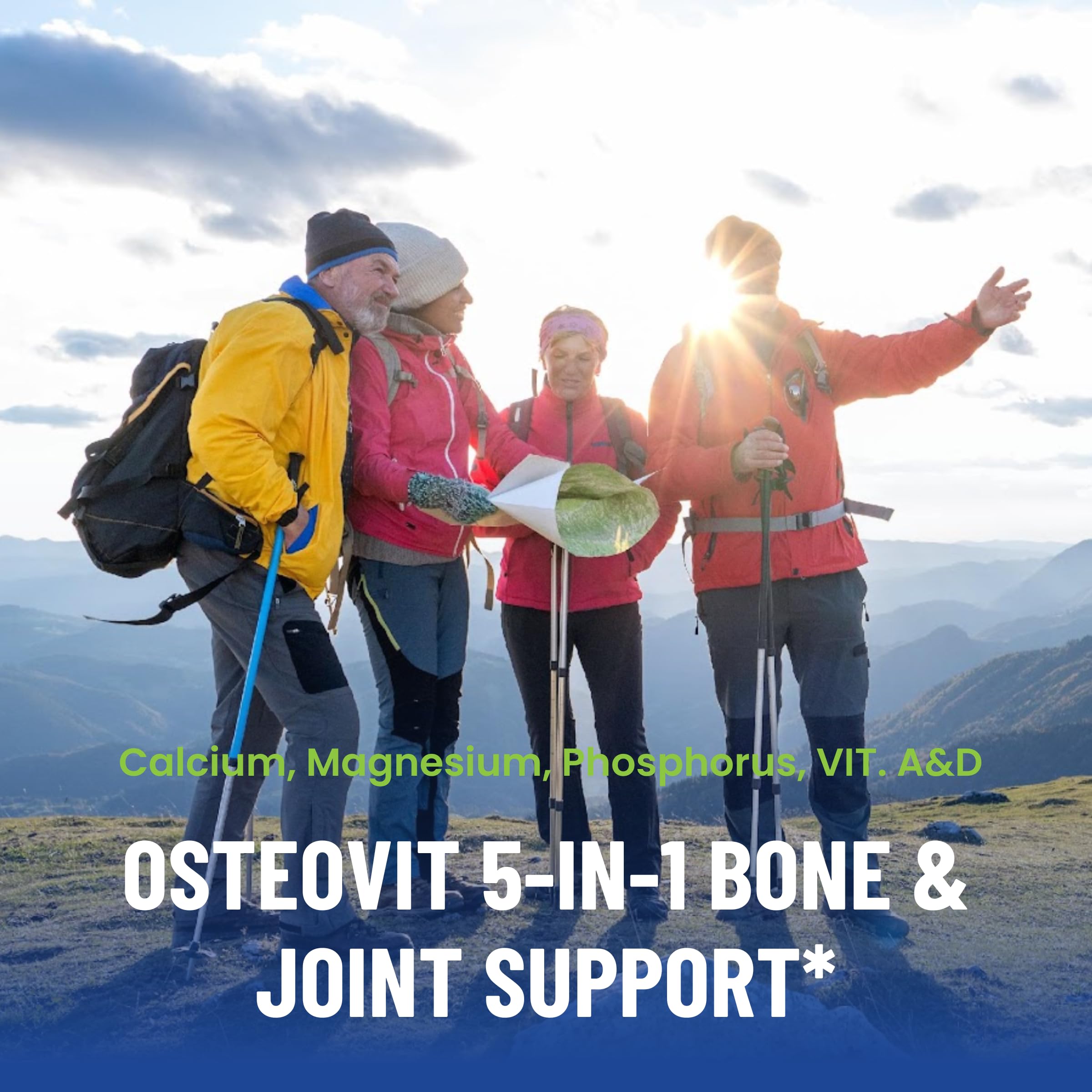 Neogen Health OsteoVit 5-in-1 Calcium Supplement side view