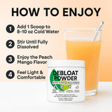 Neonomicon Debloat Powder 200g Peach Mango flavour packaging