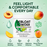 Neonomicon Debloat Powder 200g Peach Mango flavour side view