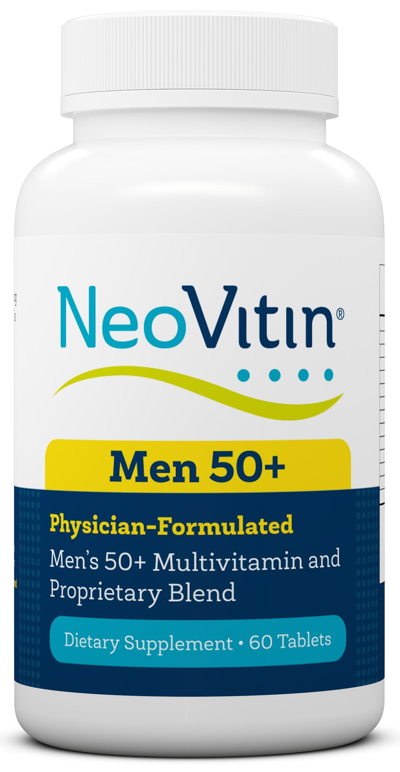 NeoVitin Men's 50+ Multivitamin front view of packaging