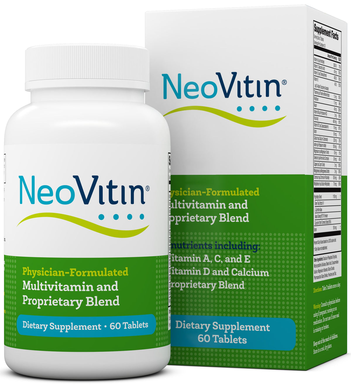 NeoVitin Multivitamin 20 Ingredients front view