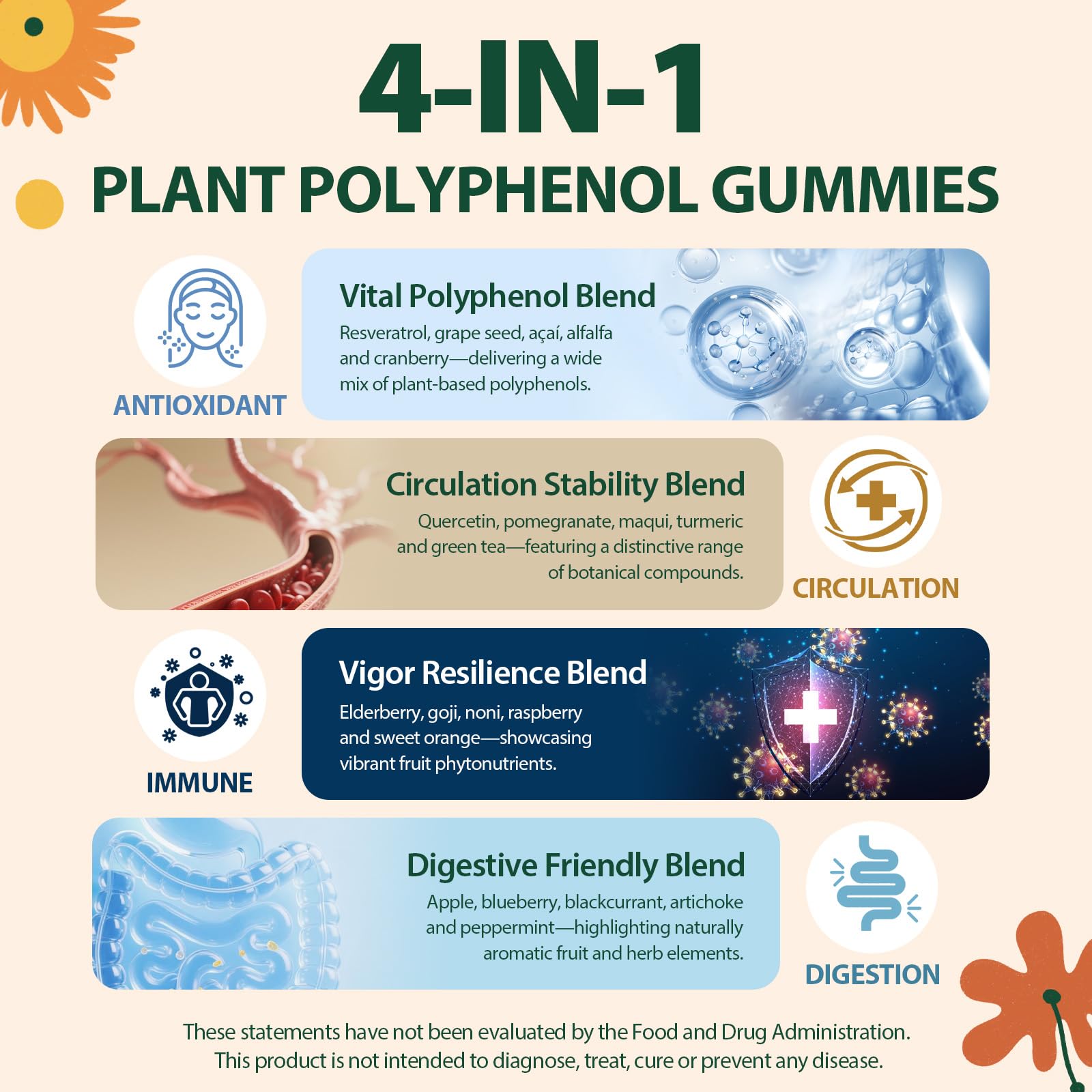 Nepeolithia gummies packaging showing the ingredients list