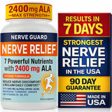 Nerve Guard Alpha Lipoic Acid Supplement 2400 mg front view