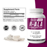 NERVE RENEW Alpha Lipoic Acid 600mg supplement side view