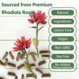 Nerve Savior Rhodiola Rosea Capsules easy to swallow