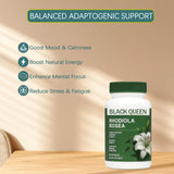 Nerve Savior Rhodiola Rosea Capsules with measuring spoon