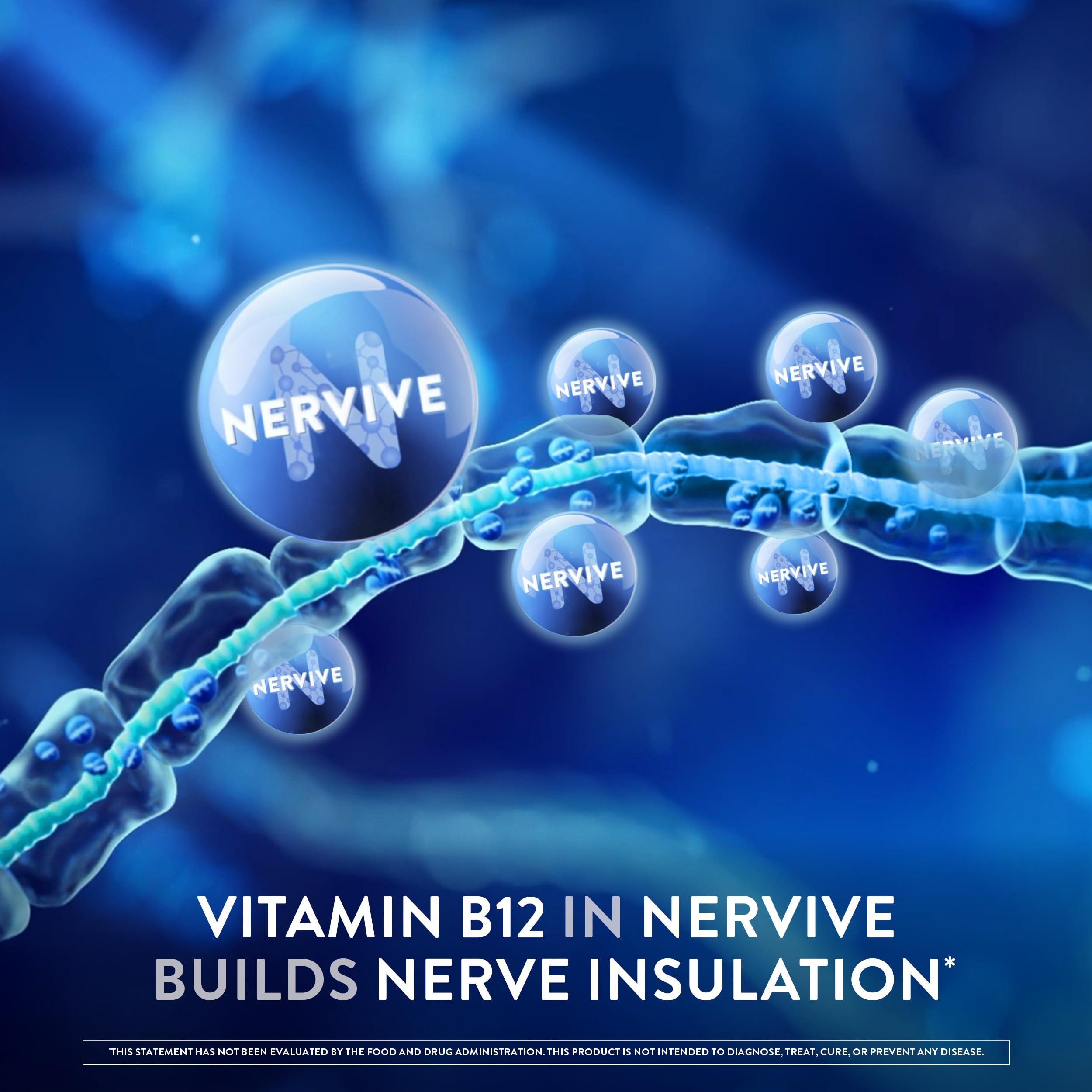 Nervive Nerve Health Glucose Support Tablets with a glass of water