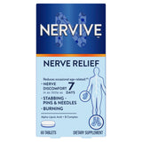 Nervive Nerve Relief 600mg Alpha Lipoic Acid supplement front view