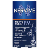 Nervive Nerve Relief PM 30 Count Capsules front view