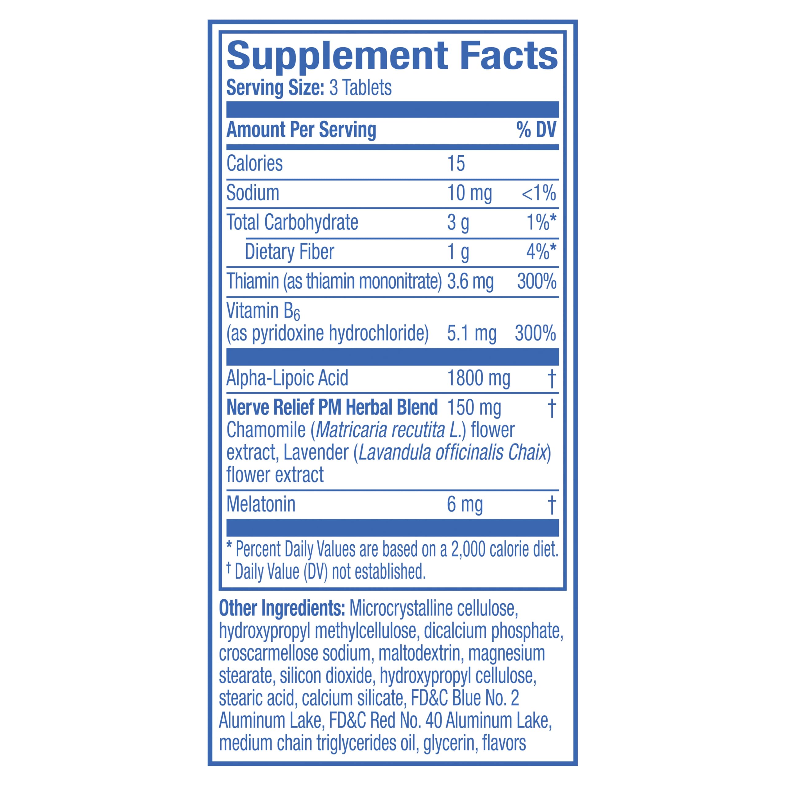 Nervive Nerve Relief PM product with herbal blend