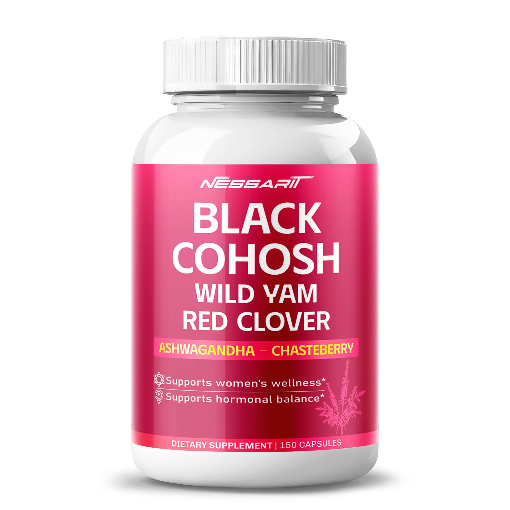 NESSARIT Black Cohosh Capsules bottle front view