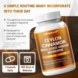 NESSARIT Cinnamon Capsules lifestyle image on a table