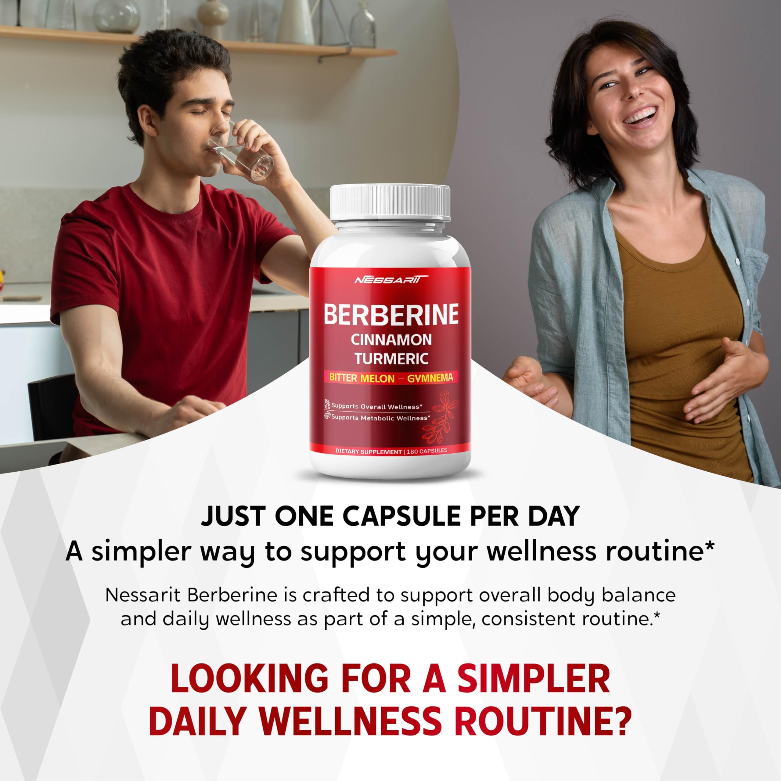 NESSARIT Cinnamon Supplement bottle side view