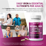 NESSARIT Iron Supplement bottle side view