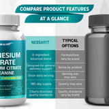NESSARIT Magnesium 15-in-1 Supplement bottle with a measuring spoon