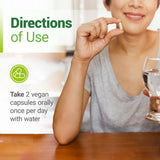 Nested Naturals Choline Supplement on a wooden table