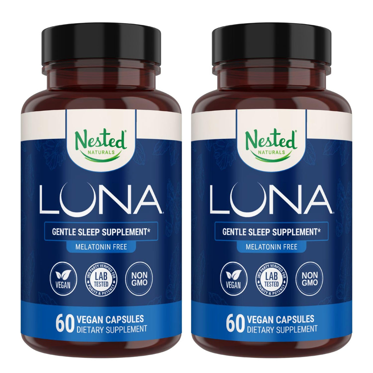 Nested Naturals Luna Melatonin-Free Sleep Aid front view