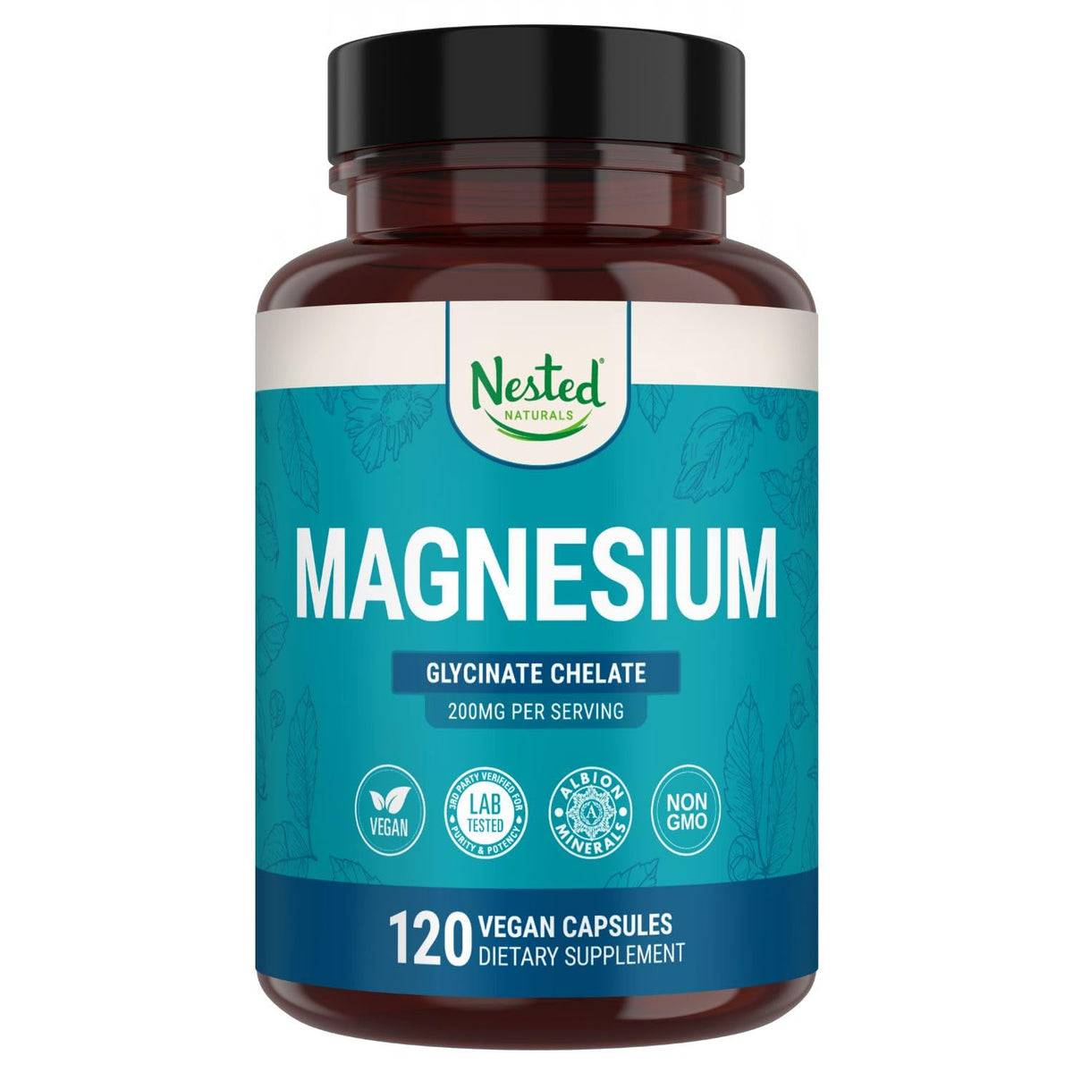 Nested Naturals Magnesium Glycinate 141g front view