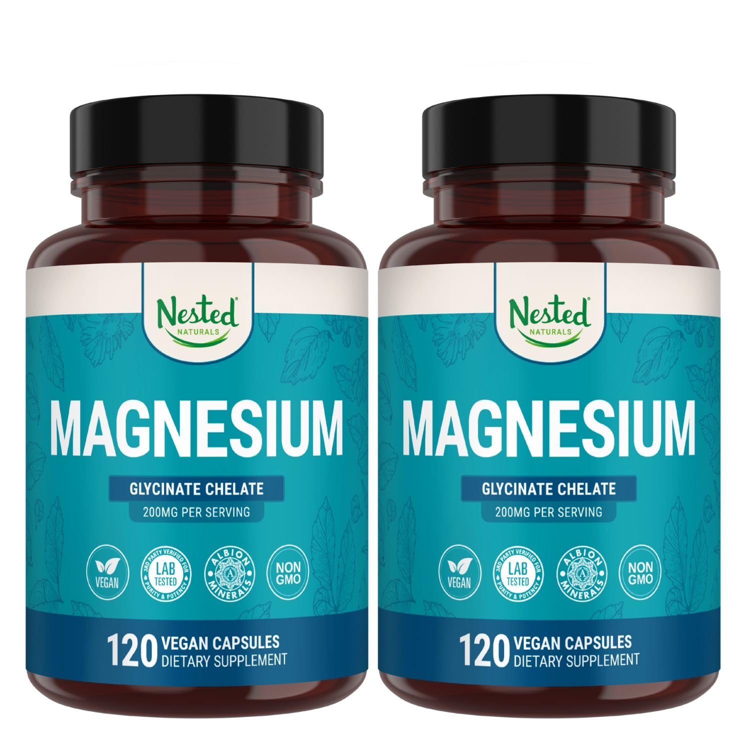 Nested Naturals Magnesium Glycinate 358g front view