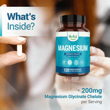 Nested Naturals Magnesium Glycinate 358g label close-up