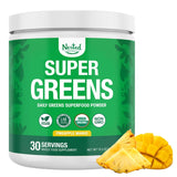 Nested Naturals Super Greens Powder front view packaging