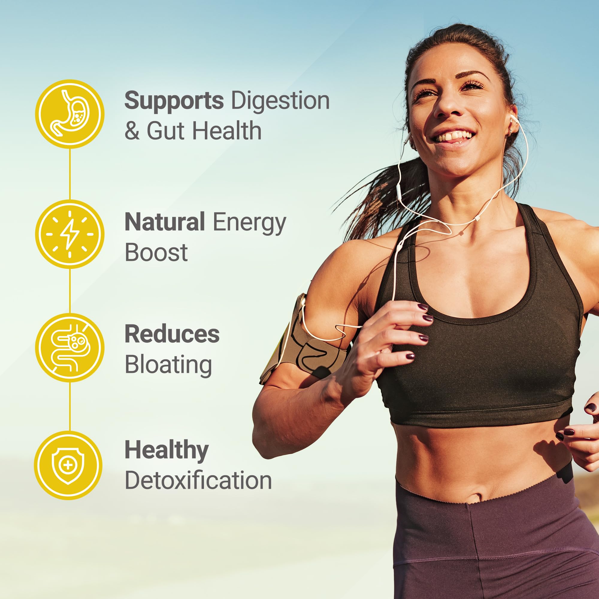 Nested Naturals Super Greens Powder with tropical fruits