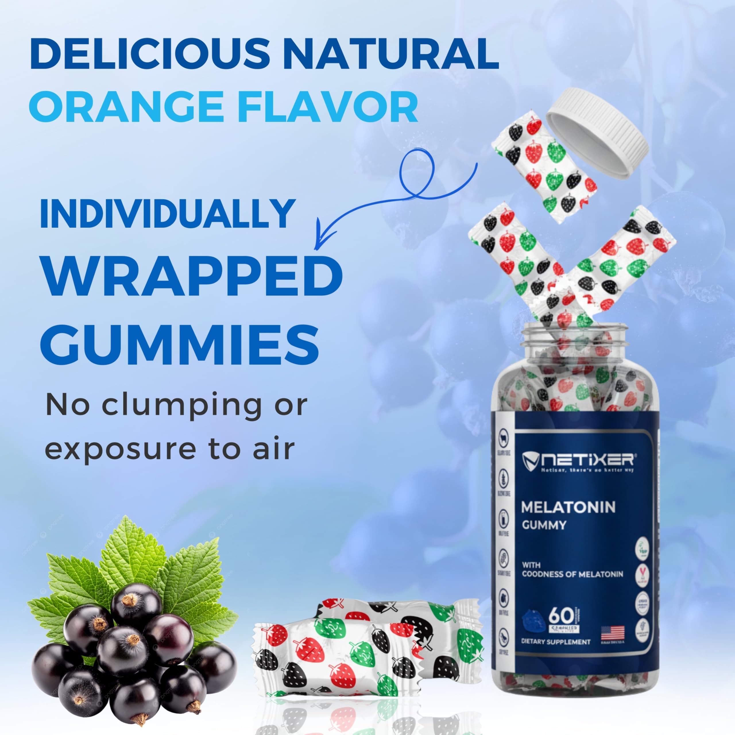 nETiXER Melatonin Gummies in a lifestyle setting