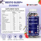 nETiXER Resto Sleep+ Gummies individual gummy close-up