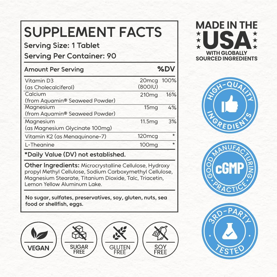 NEUMINA Calcium Supplement bottle with a green background