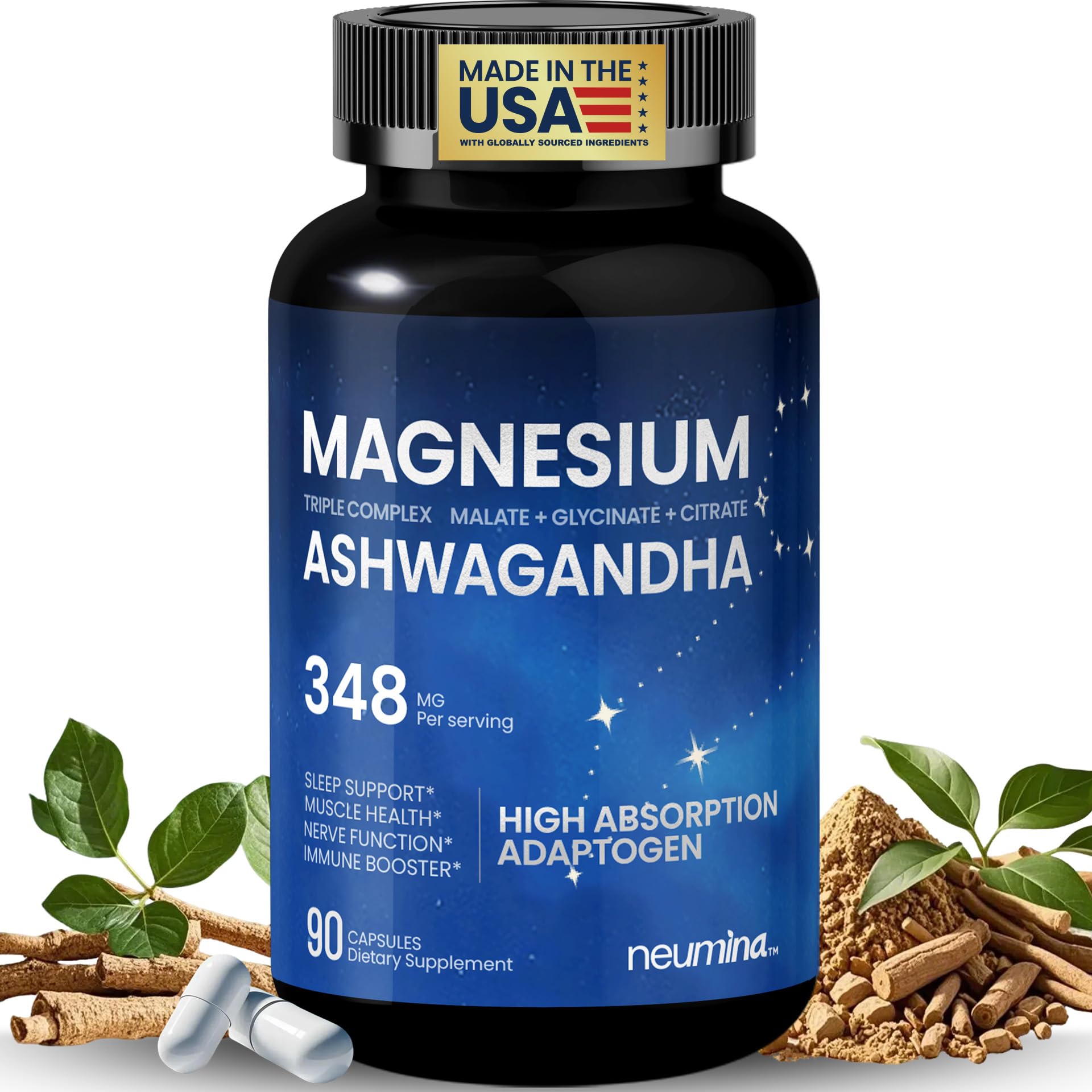 NEUMINA Magnesium Complex 90 vegan capsules front view