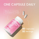 NEUMINA Women's Skin & Beauty Supplement bottle with a measuring spoon