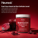 NEUNEST Beet Chews packaging showing ingredients