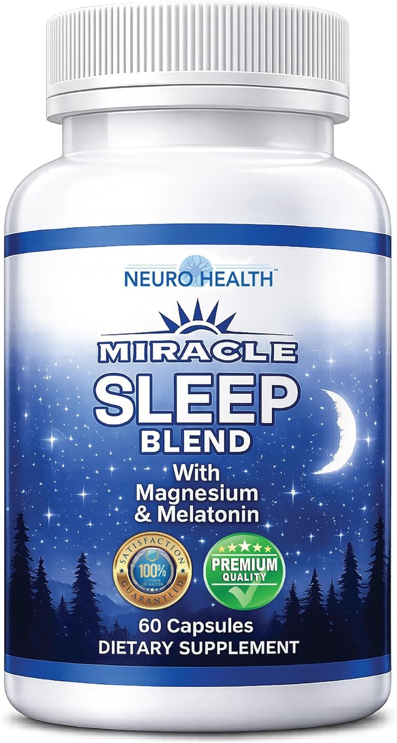 Neuro Health Miracle Sleep Blend 60 capsules front view