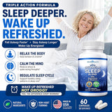Neuro Health Miracle Sleep Blend bottle side view